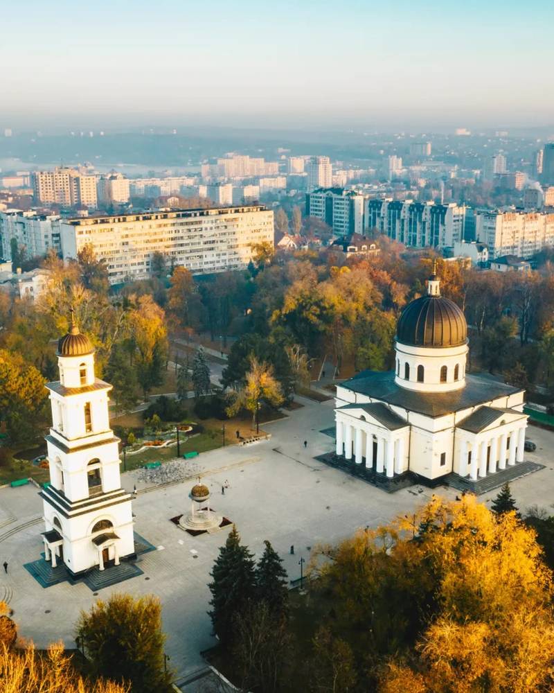 The Nativity Cathedral in central Chisinau, Moldova