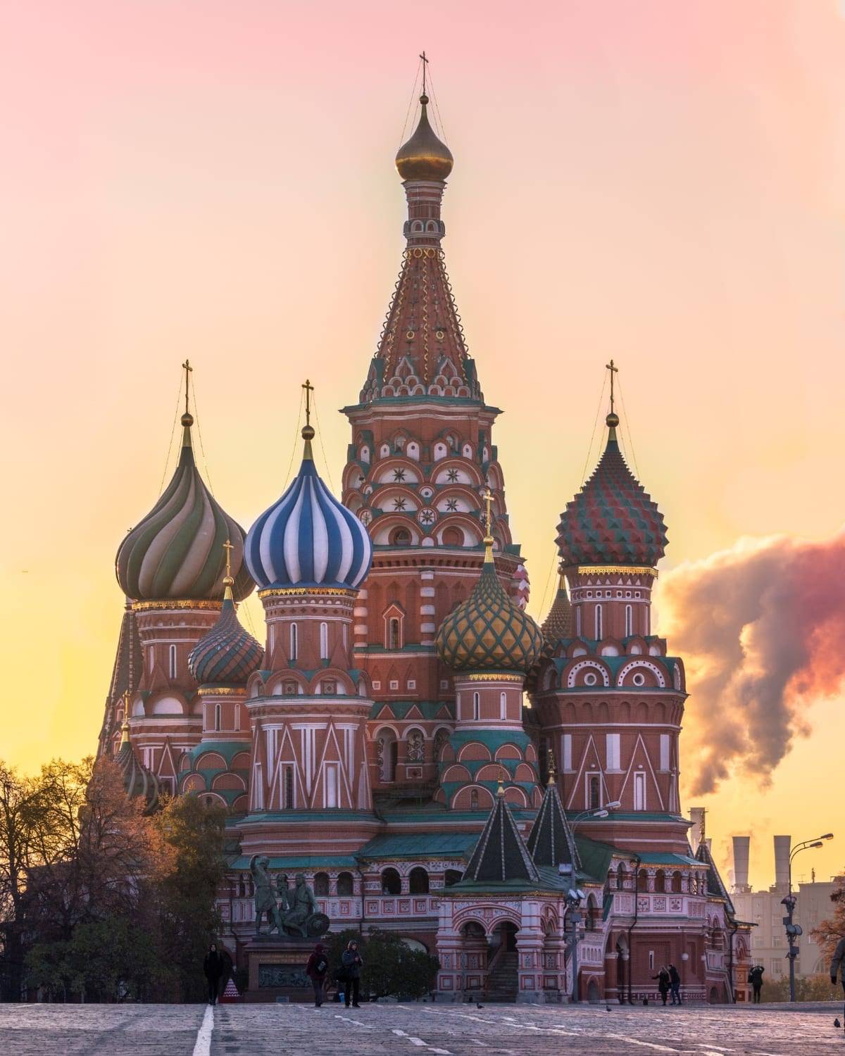 Собор Василия Блаженного на Красной площади в Москве, Россия